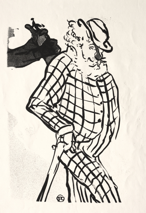 Henri de Toulouse-Lautrec — Le Café-concert:  Chanteur Americain