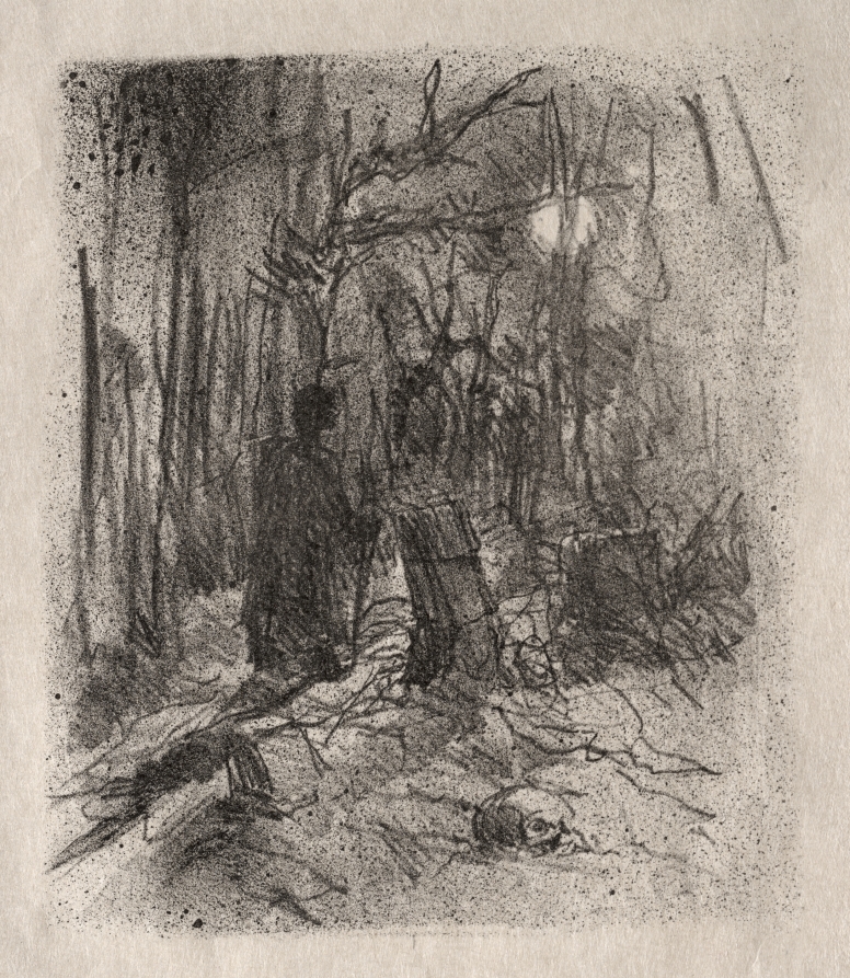 Henri de Toulouse-Lautrec — La Cimetière de Busk