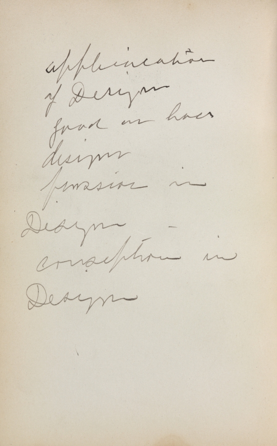 Maurice Prendergast — Italian Sketchbook: Notes (page 239)