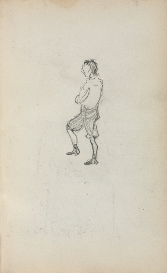 Maurice Prendergast — Italian Sketchbook: Standing Boy (page 245)