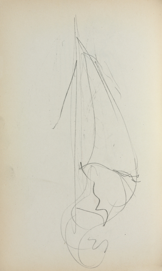 Maurice Prendergast — Italian Sketchbook: Sail (page 73)