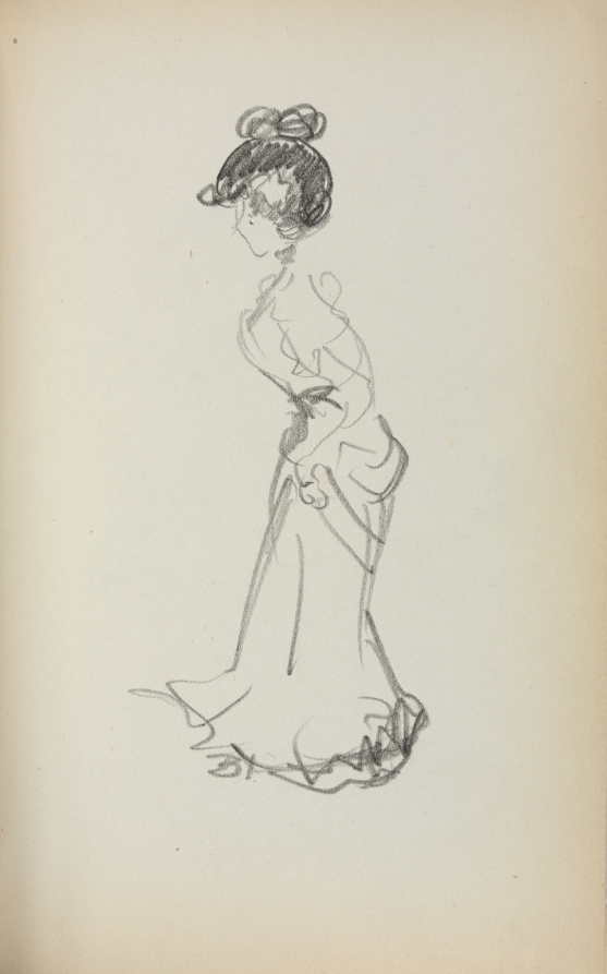 Maurice Prendergast — Italian Sketchbook: Standing Woman (page 167)