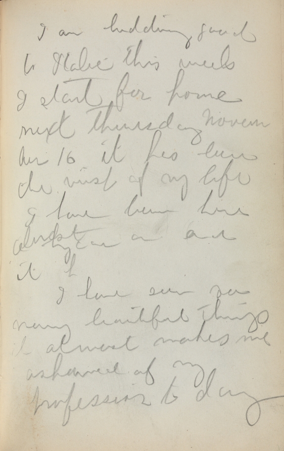 Maurice Prendergast — Italian Sketchbook: Notes (page 97)