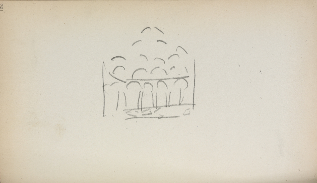 Maurice Prendergast — Italian Sketchbook: San Marco (page 186)