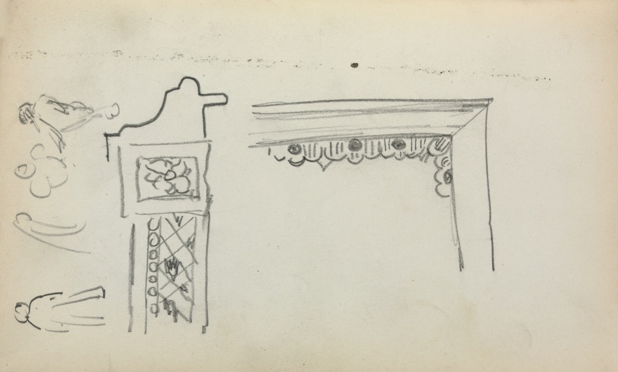 Maurice Prendergast — Italian Sketchbook: Architectural Details and Figures (page 199)