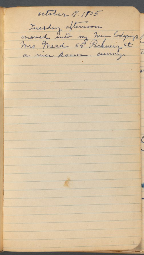 Maurice Prendergast — Sketchbook, page 001: Notes