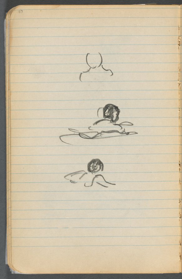 Maurice Prendergast — Sketchbook, page 069: Figures 