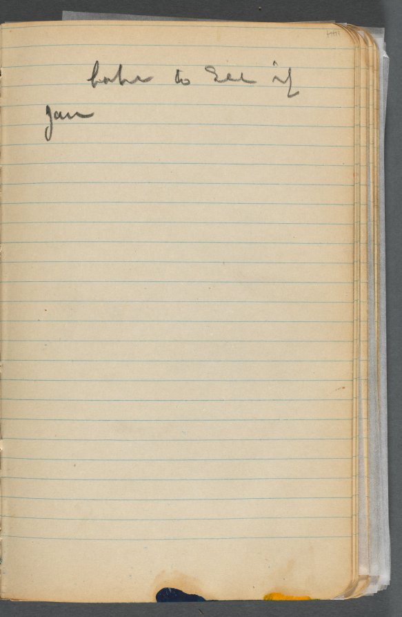 Maurice Prendergast — Sketchbook, page 144: Notes 