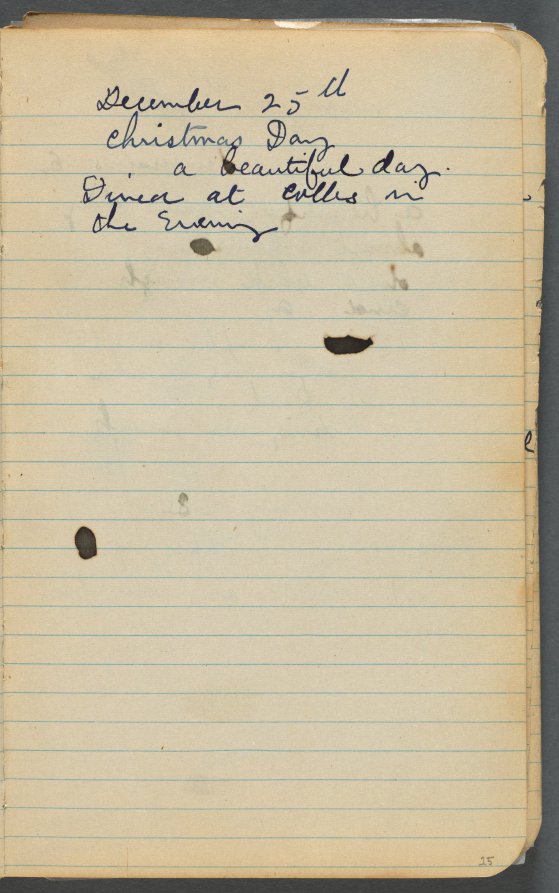 Maurice Prendergast — Sketchbook, page 015: Notes 