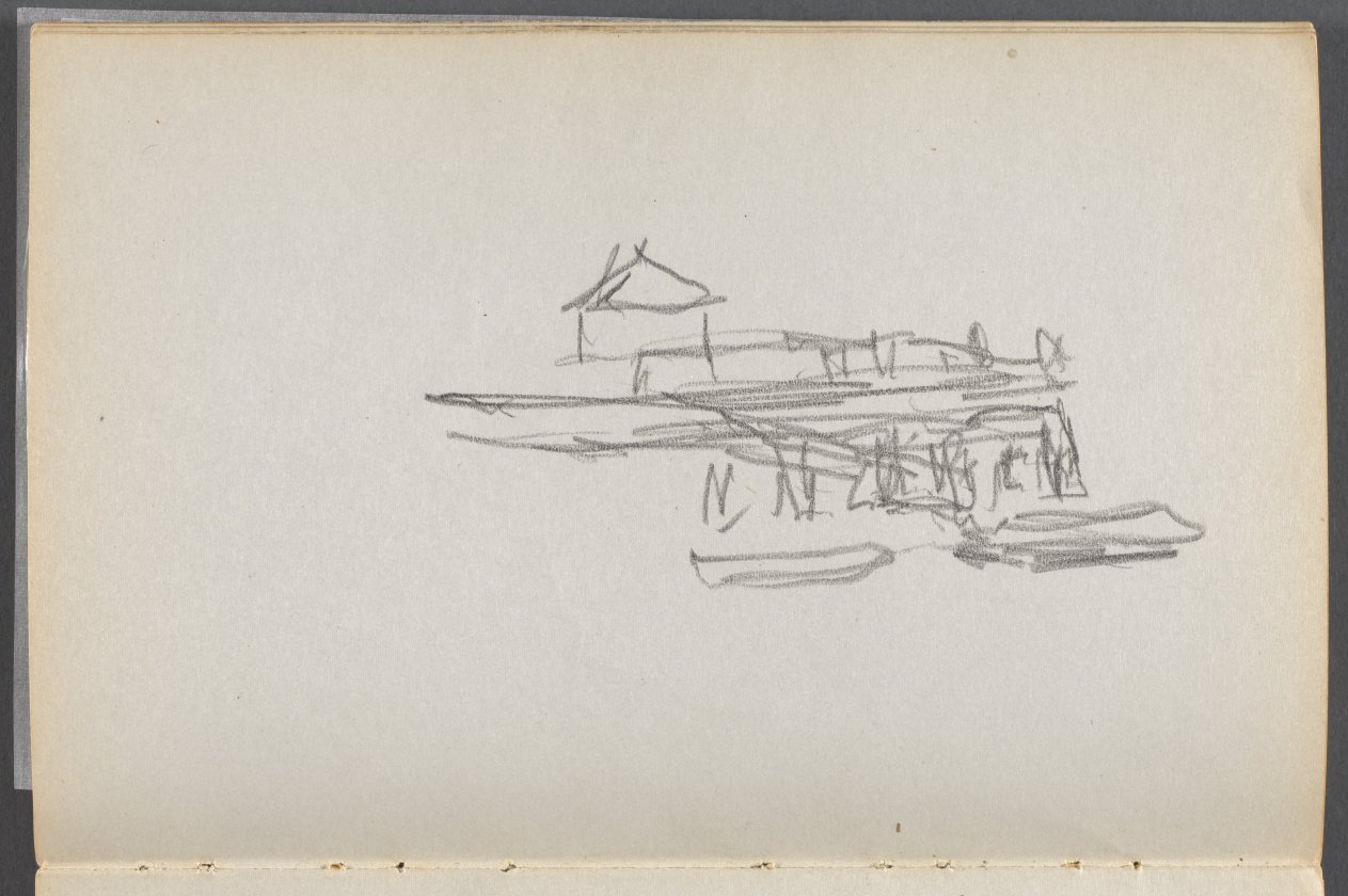 Maurice Prendergast — Sketchbook, The Dells, N° 127, page 060: Dock