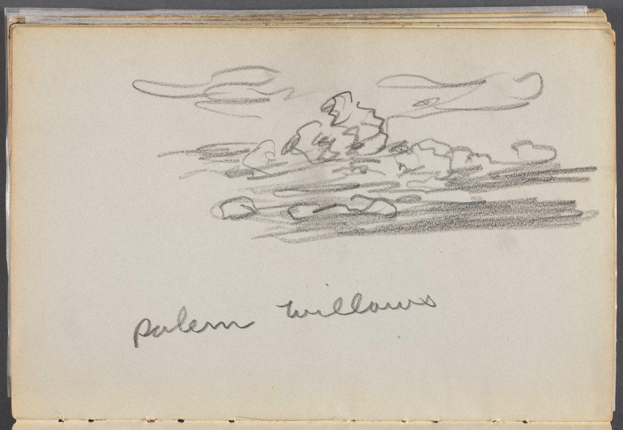 Maurice Prendergast — Sketchbook, The Dells, N° 127, page 184: "Salem Willows"