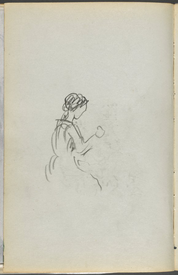 Maurice Prendergast — Sketchbook, The Dells, N° 127, page 118: Figure
