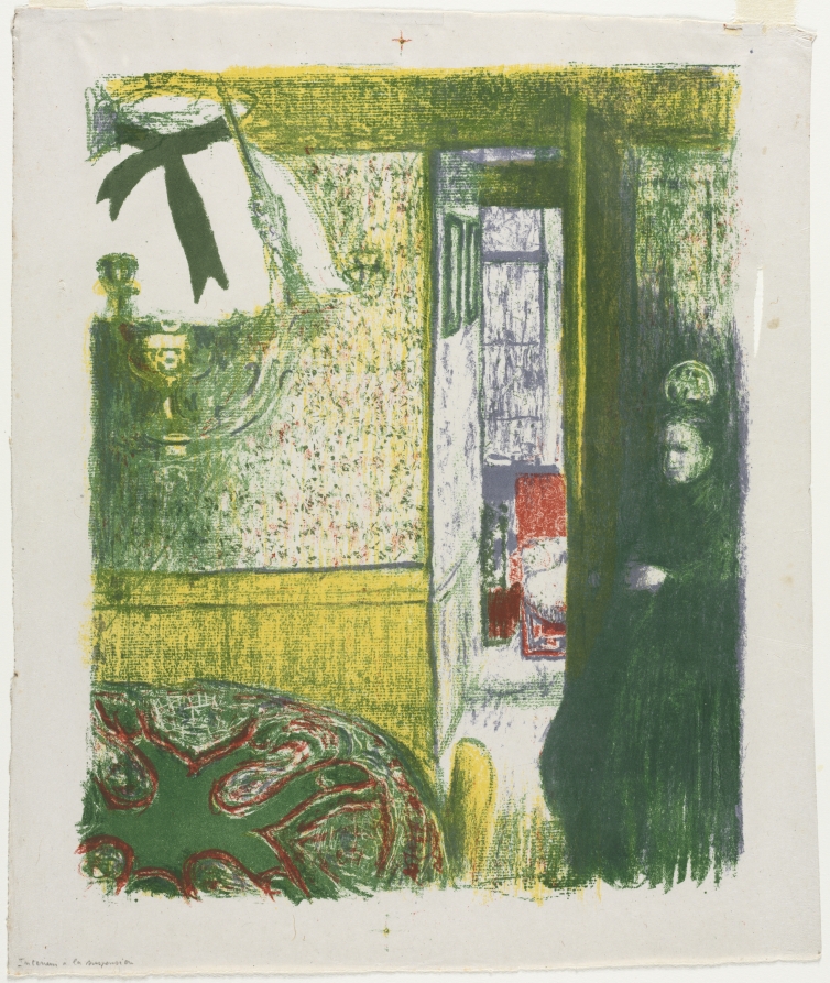 Édouard Vuillard — Interior with a Hanging Lamp
