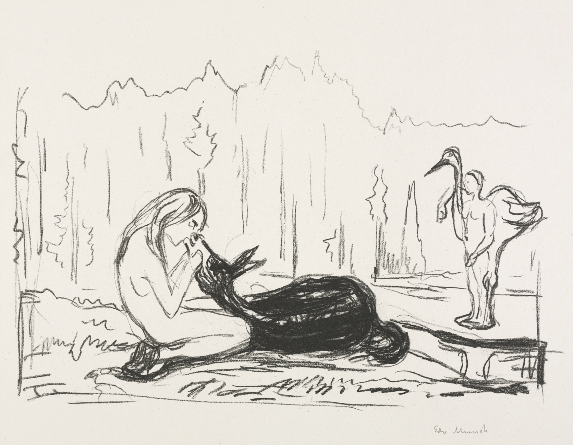 Edvard Munch — Alpha and Omega:  The Wife Omega and the Donkey