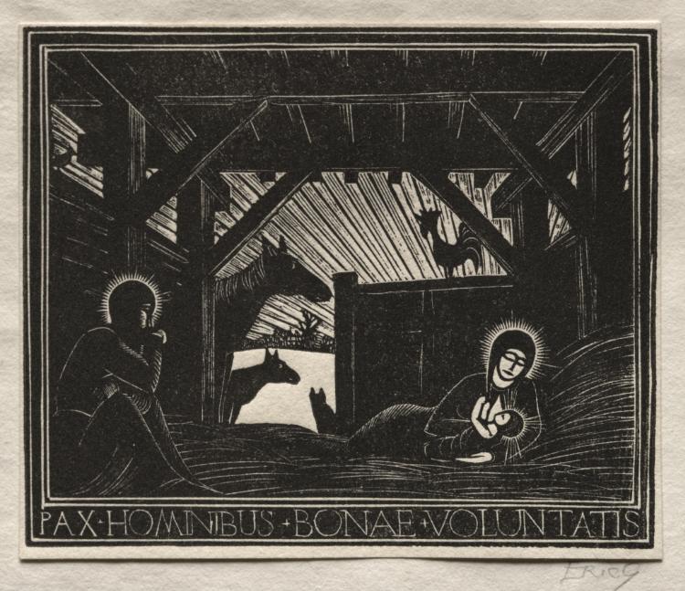 Eric Gill — Christmas Gifts:  Dawn