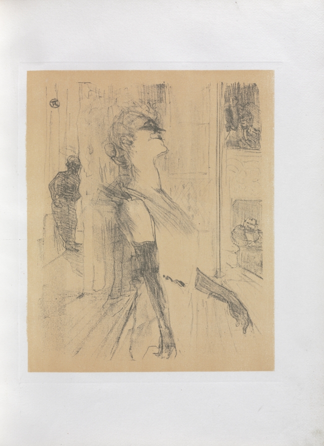 Henri de Toulouse-Lautrec — Yvette Guilbert-English Series:  Sur la scene