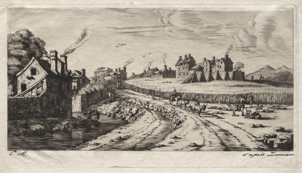 Charles Méryon — Entrance to the Faubourg, Saint-Marceau, Paris