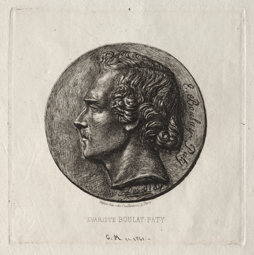 Charles Méryon — Evariste Boulay-Paty; a Poet