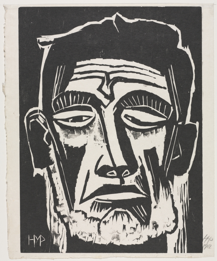Max Pechstein — Head of a Fisherman