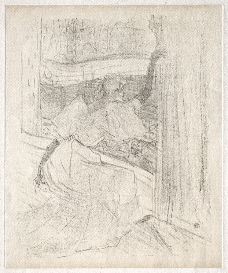 Henri de Toulouse-Lautrec — Yvette Guilbert:  Saluant le public