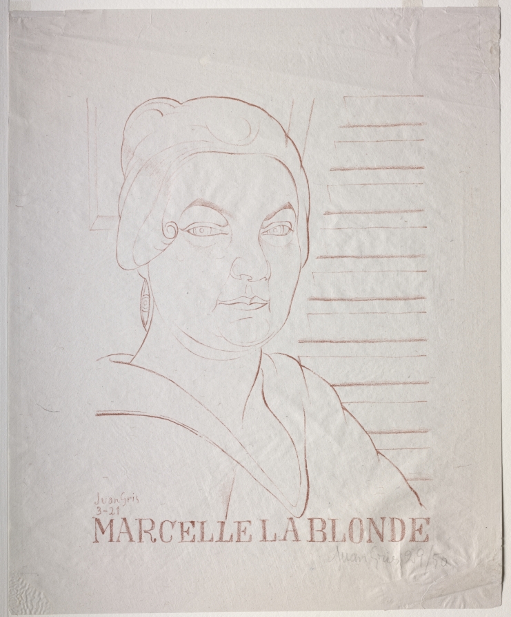 Juan Gris — Marcelle la Blonde