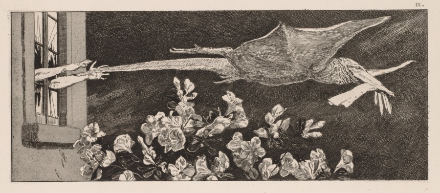 Max Klinger — A Glove:  The Abduction