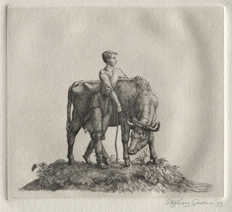 Stephen Gooden — Illustration for "Peronnik the Fool":  Frontispiece