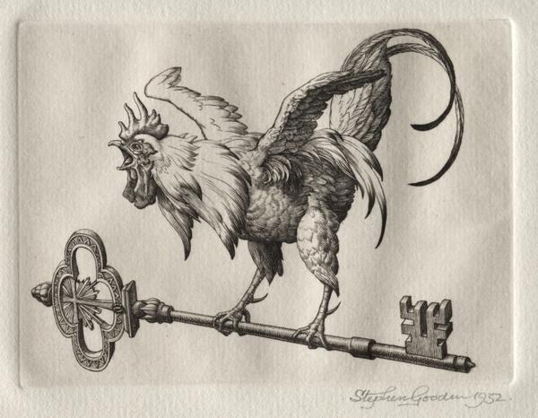 Illustration for "Peronnik the Fool":  Cock Key