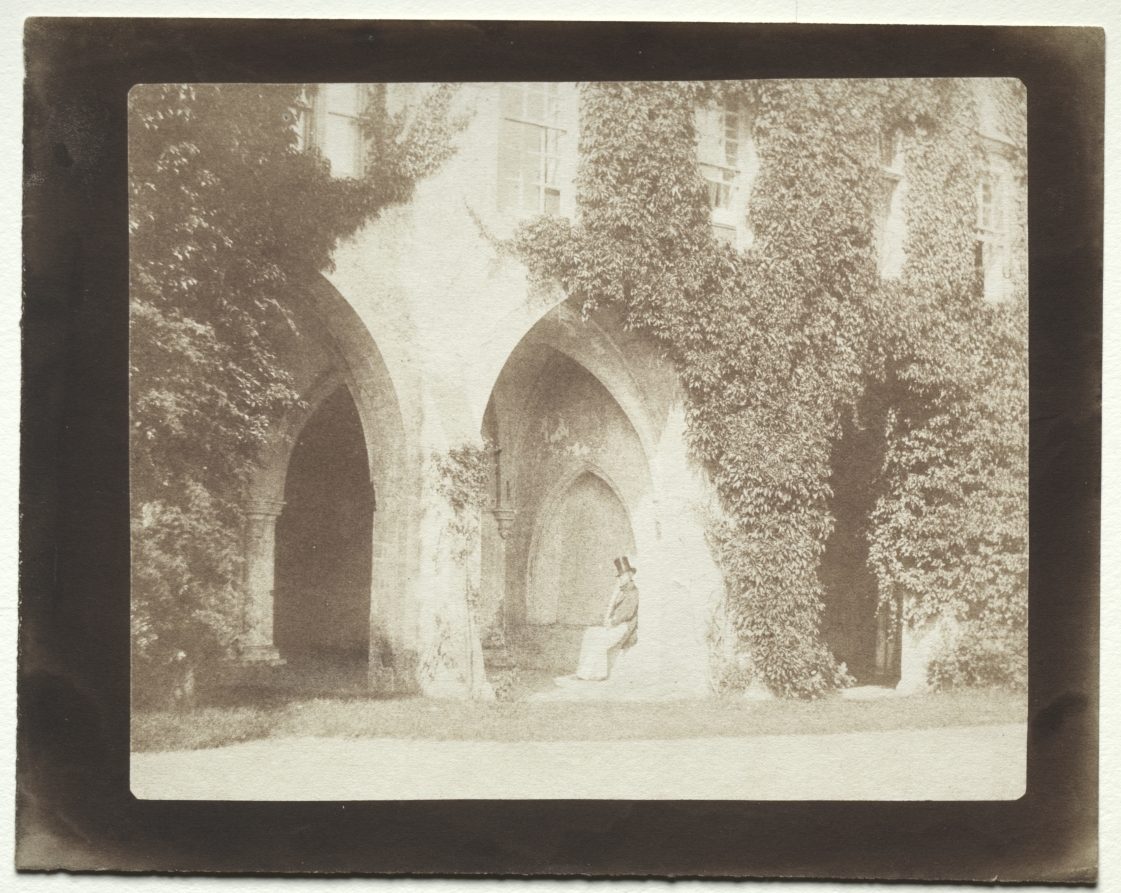 William Henry Fox Talbot — Calvert Jones Seated in the Sacristy of Lacock Abbey
