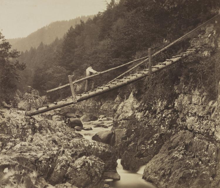 The Miners' Bridge, on the Llugwy, North Wales