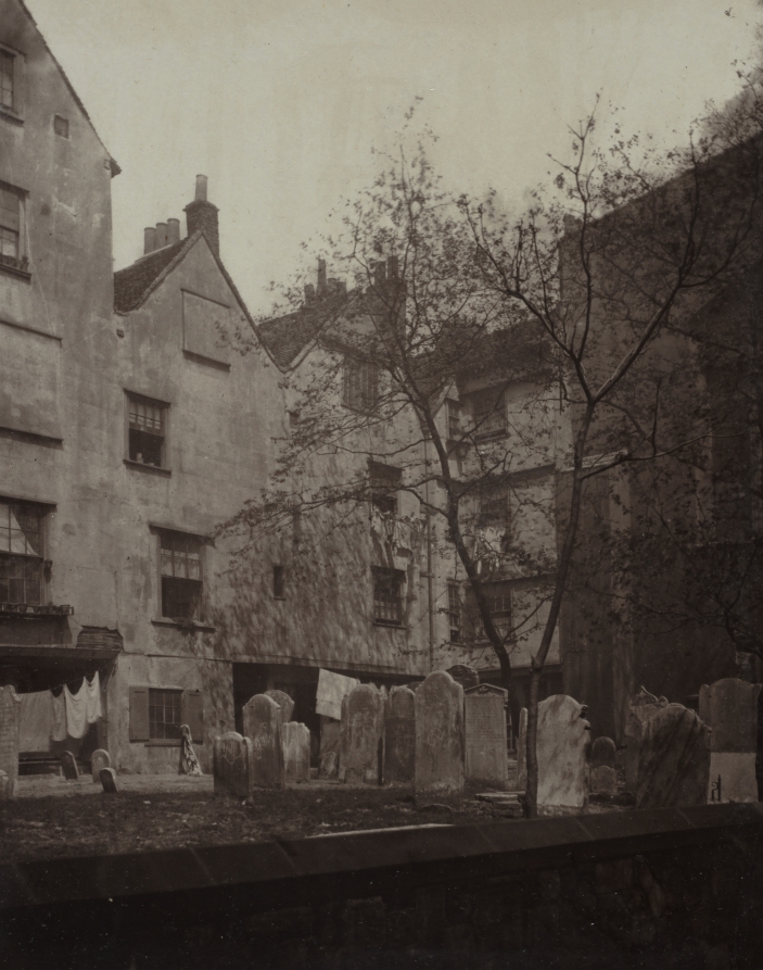 Alfred H. Bool — St. Bartholomews: The Churchyard Looking towards Cloth Fair