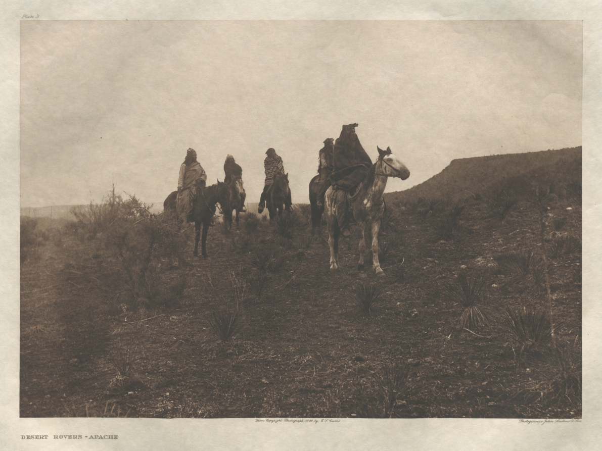 Edward S. Curtis — Portfolio I, Plate 3: Desert Rovers-Apache