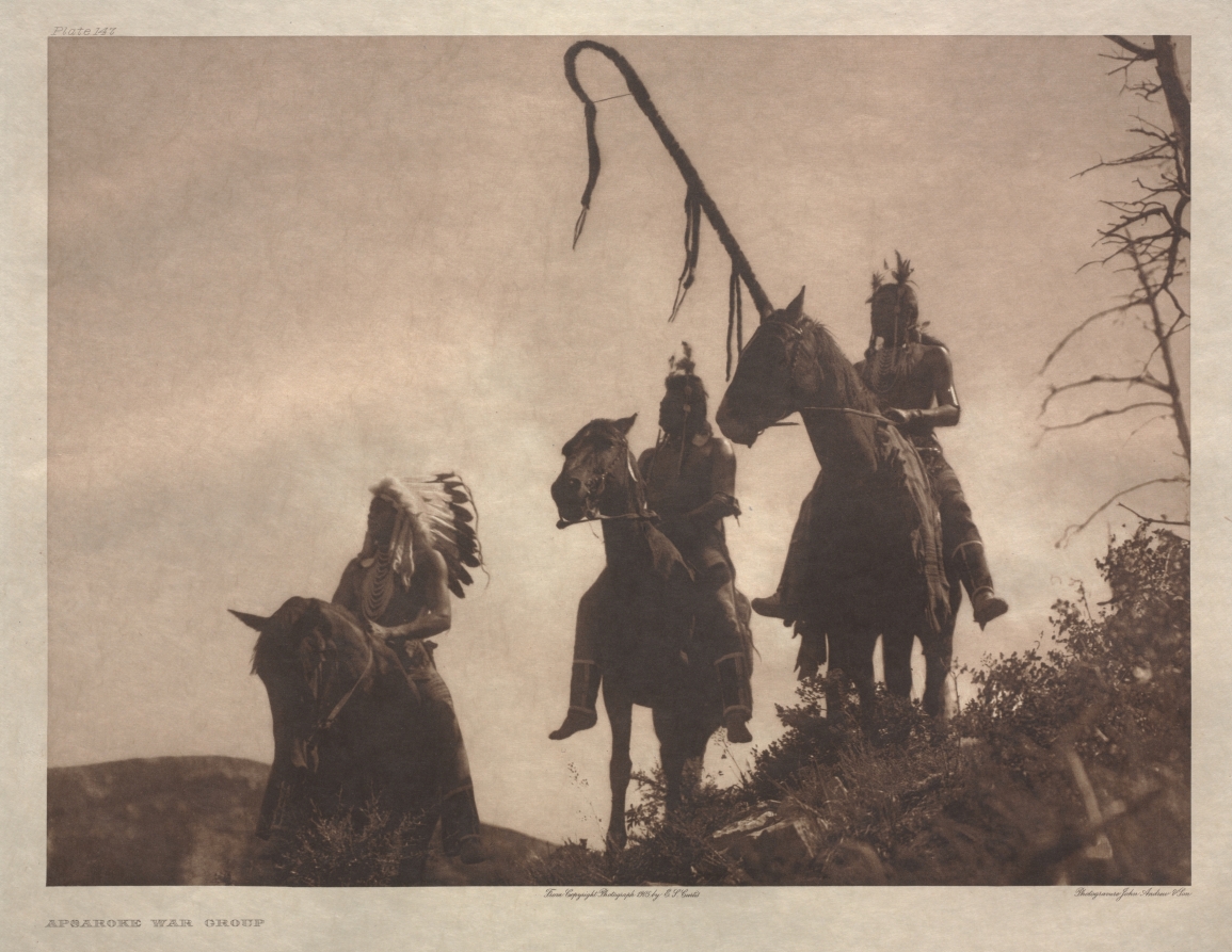 Edward S. Curtis — Portfolio IV, Plate 147: Apsaroke War Group
