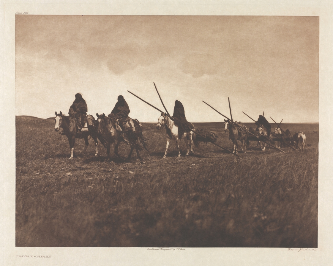 Edward S. Curtis — Portfolio VI, Plate 193: Travaux--Piegan