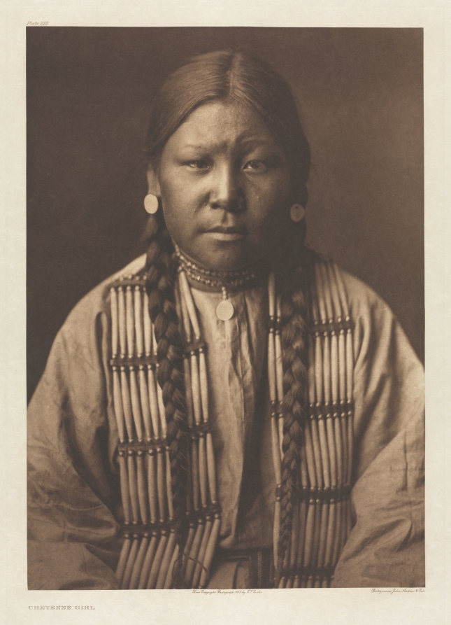 Edward S. Curtis — Portfolio VI, Plate 212: Cheyenne Girl