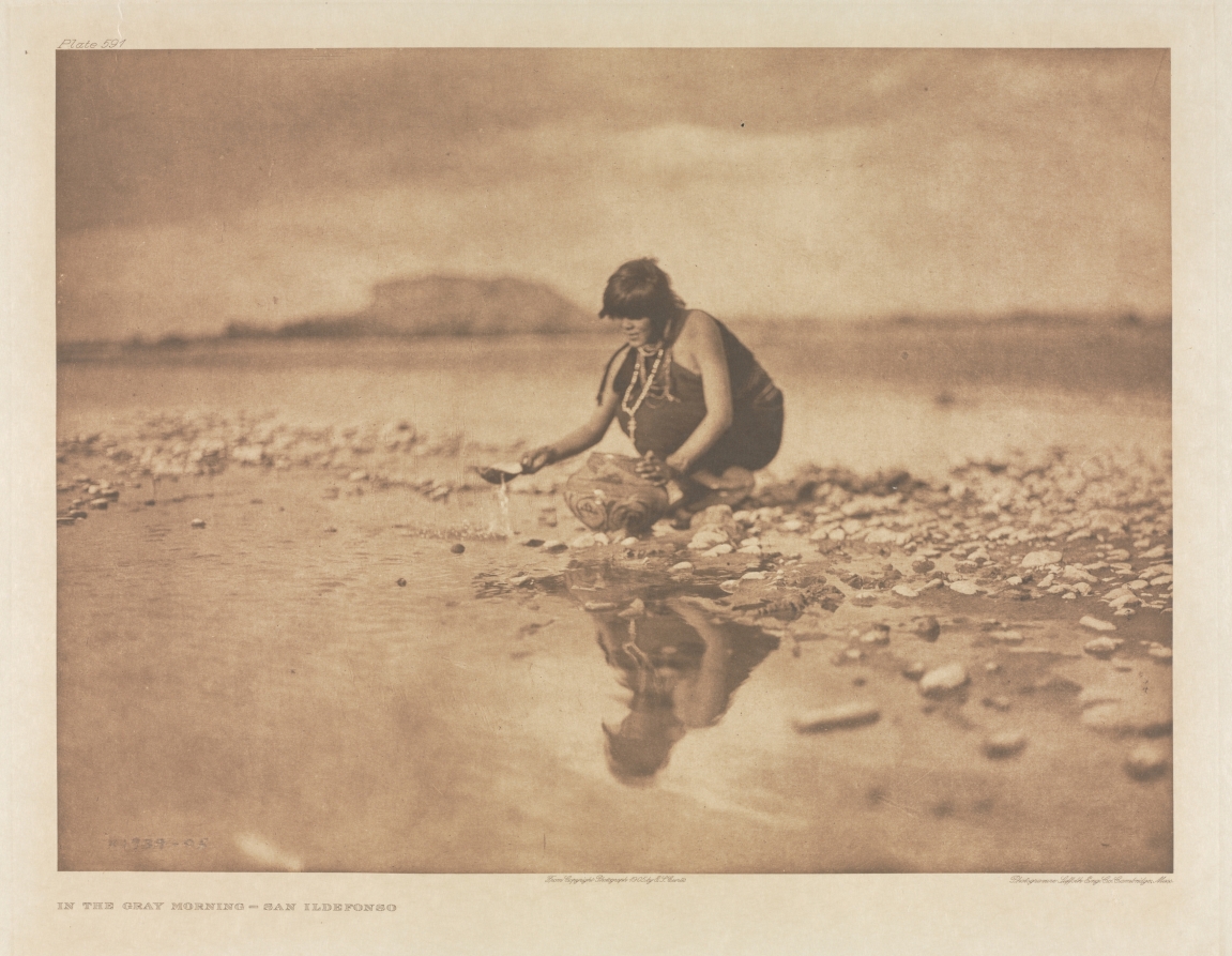 Edward S. Curtis — Portfolio XVII, Plate 591: In the Gray Morning - San Ildefonso
