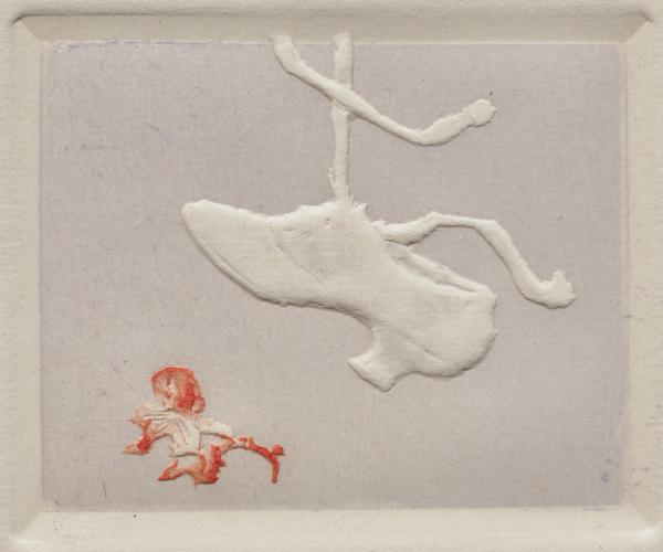 Shoe Suspended from a Ribbon