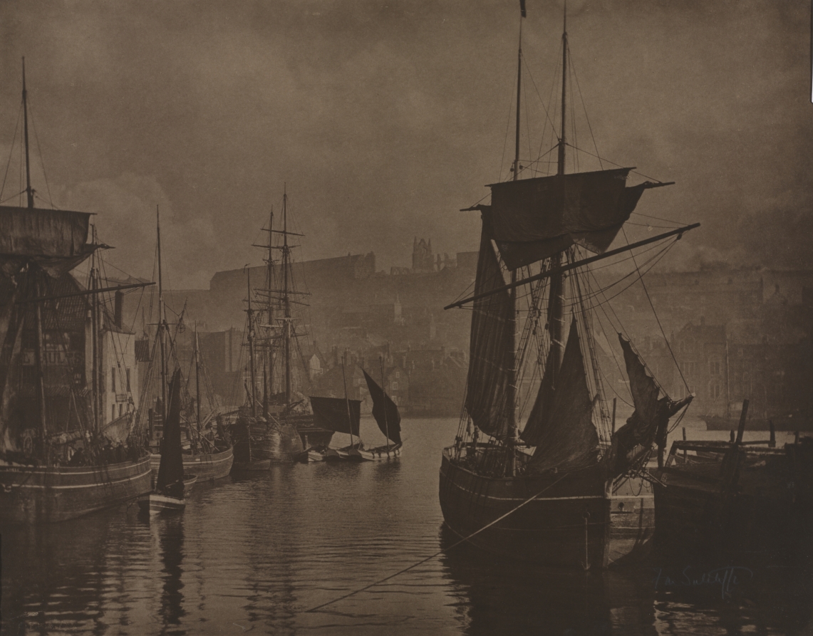 Frank Meadow Sutcliffe — Whitby Harbor