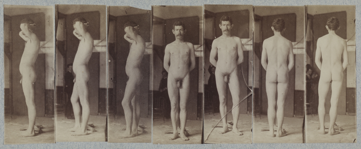 Photographs of a Standing Male Nude Model ("Joseph Smith")