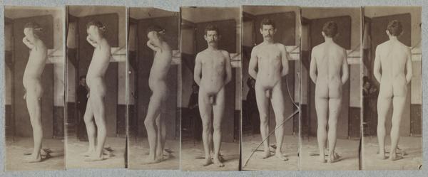Photographs of a Standing Male Nude Model ("Joseph Smith")