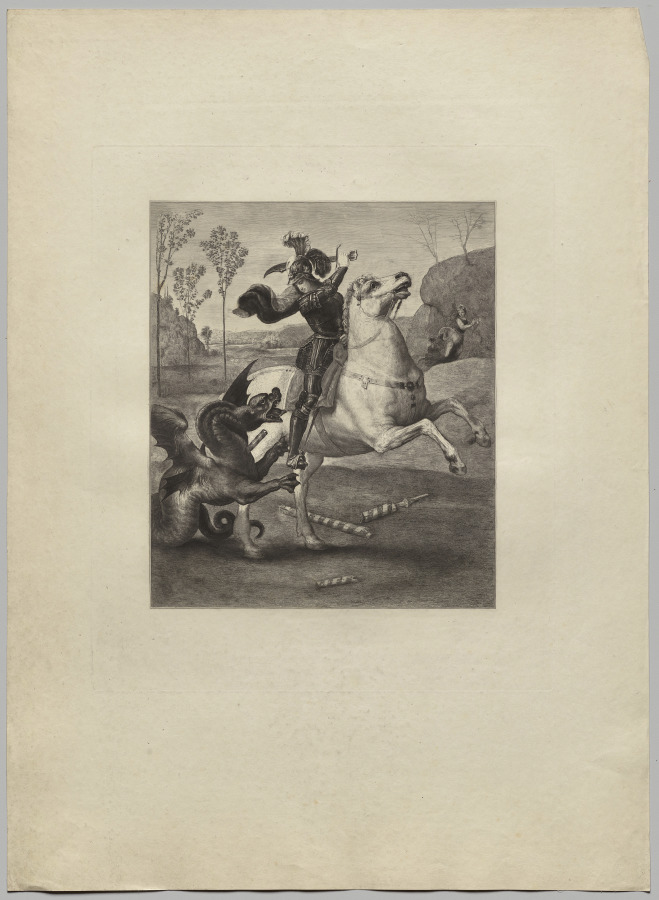 Claude-Ferdinand Gaillard — St. George and the Dragon (4)