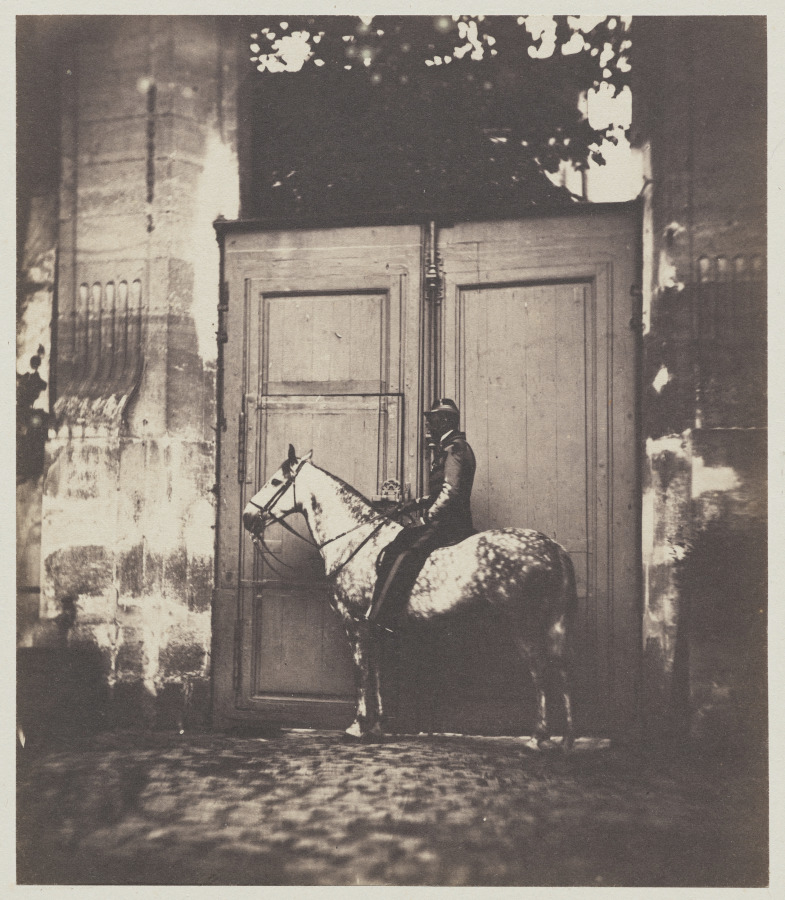 Unknown Artist — Black Horseman in Front of a Doorway