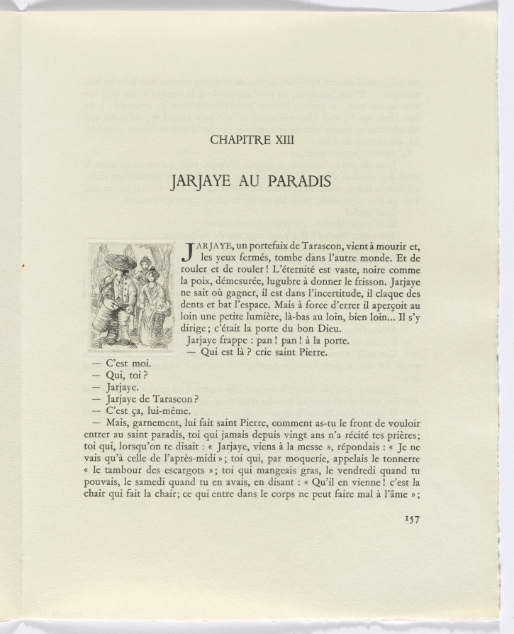 Auguste Brouet — Frédéric Mistral: Mémoires et Recits by Frédéric Mistral: man playing drum (page 157)