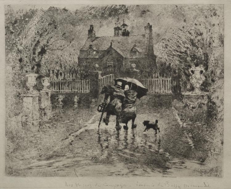 Félix Hilaire Buhot — Country Neighbors