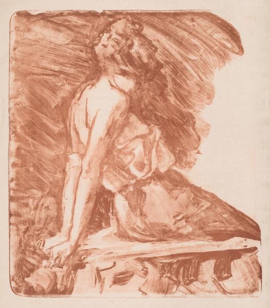 Woman with Hands behind Her Back