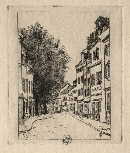 Six Etchings: Notre Dame, Pontoise