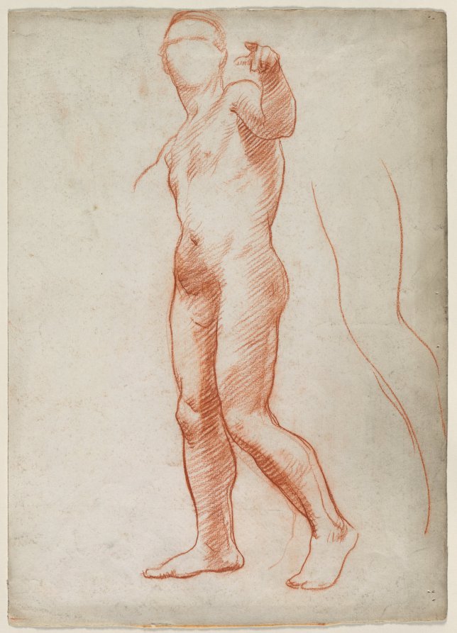 Unknown Artist — Standing Male Nude