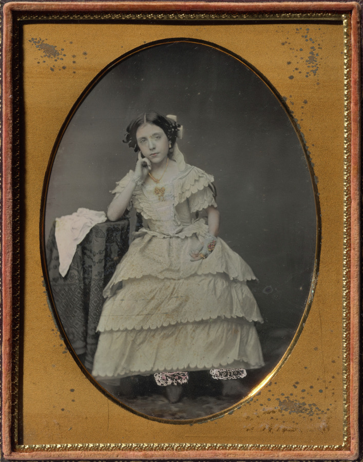 Unknown Artist — Young Woman in Pantalettes