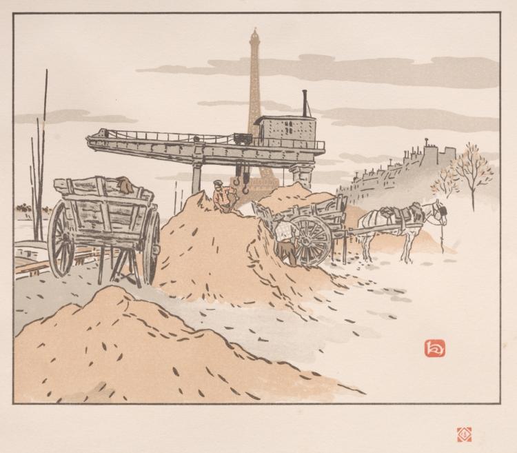 Henri Rivière — Thirty-Six Views of the Eiffel Tower: From the Quai de Grenelle