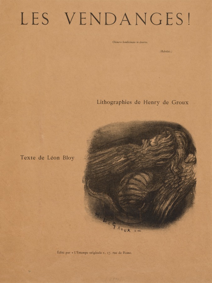 Henri de Groux — The Vintages!: Title Page